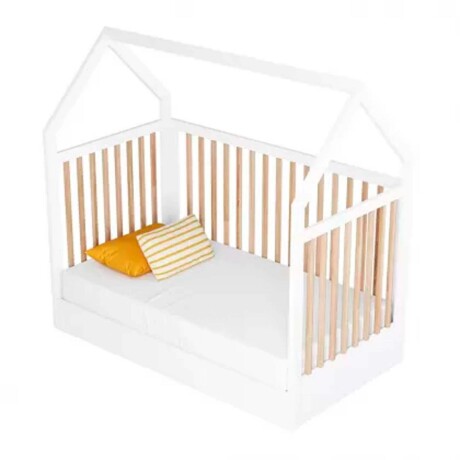 ROCKY CUNAS MDF-Y-MADERA BLANCO CUNA CASITA 2EN1