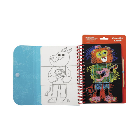 Libro Interactivo para Colorear de Animales Crocodile Creek U