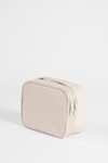 Estuche de viaje con compartimentos crudo
