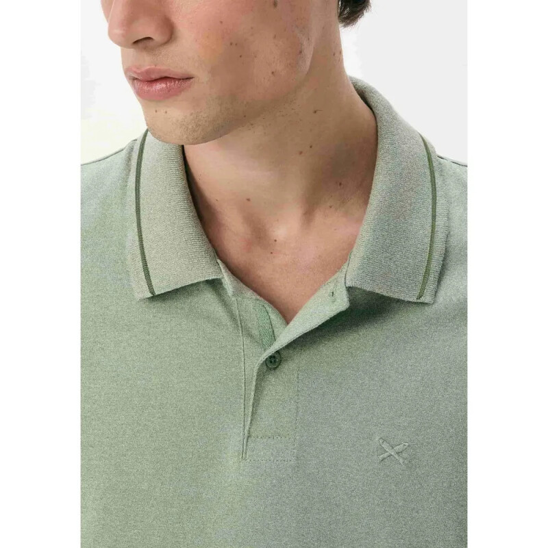 CAMISA POLO MM MASC MARROM MESCLA