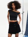 SHORT POLLERA BALMORAL NEGRO