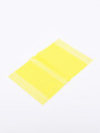 FORRO DE CUADERNO PVC AMARILLO
