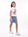 REMERA MINNIE IN FLOWERS OFF WHITE