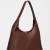 Bolso Tanner en cuero graneado Marron
