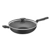 Wok De Aluminio Con Tapa De Vidrio Tramontina - 20394/028 Wok De Aluminio Con Tapa De Vidrio Tramontina - 20394/028
