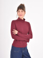 POLERA DHAKA BORDEAUX