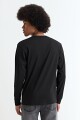 Remera cuello redondo NEGRO