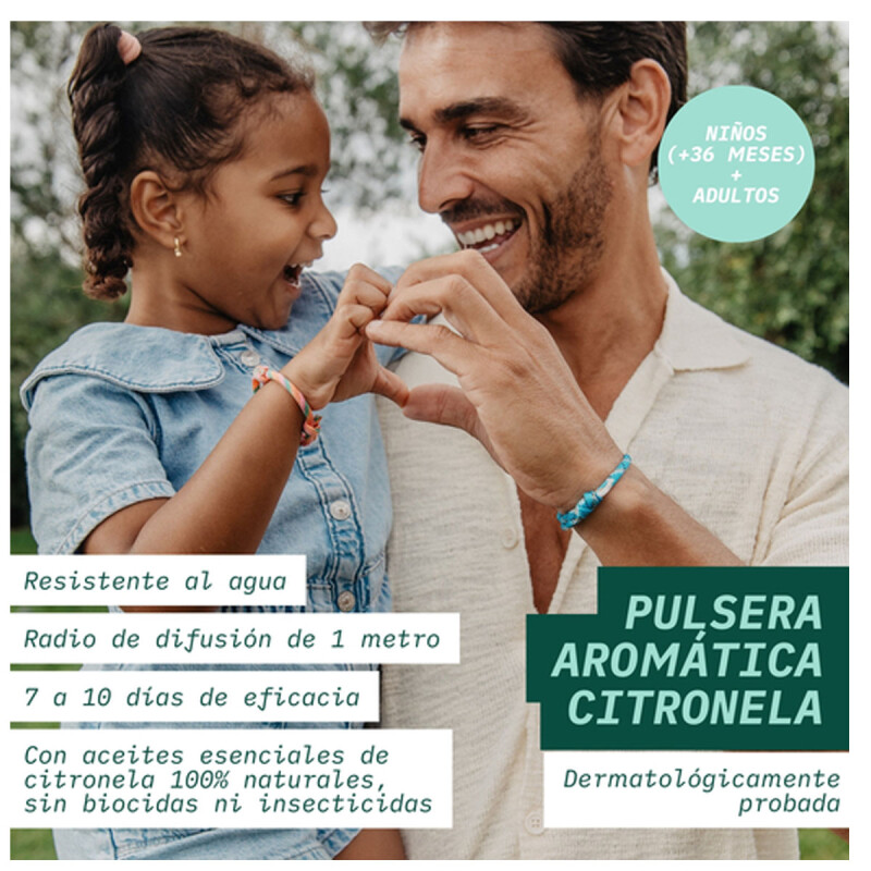 Pulsera Aromática Citronela para Adultos y Niños Pulsera Aromática Citronela para Adultos y Niños