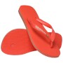 Sandalias Havaianas Brasil Logo Hombre Rojo Rojo