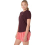 Top Running Road SS Top Mujer Dark Currant