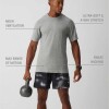 Polo The Training Day Tee Hombre Mid Grey Htr