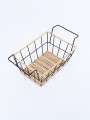 CESTO METALICO NEGRO