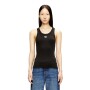Top Para Mujer T-Anki-Od Tank Top Negro