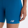 Calza New Balance Corta Harmony High Rise 6 Azul