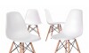 Silla Eames Pack 4 Unidades Calidad Premium Blanco