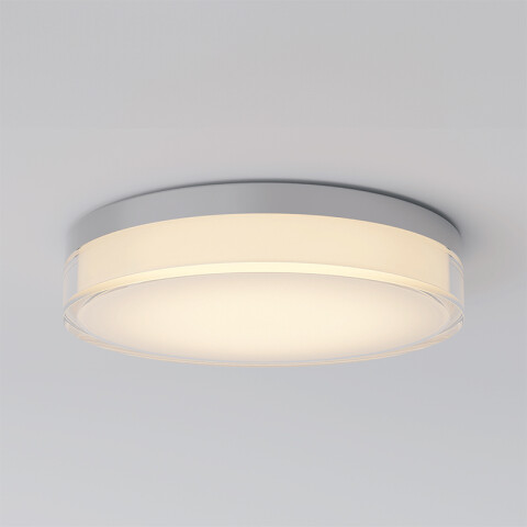 Plafón LED redondo negro 24W cálido Ø280mm dimerizable VK0016