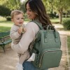 Mochila maternal KIKKABOO SIENNA Verde