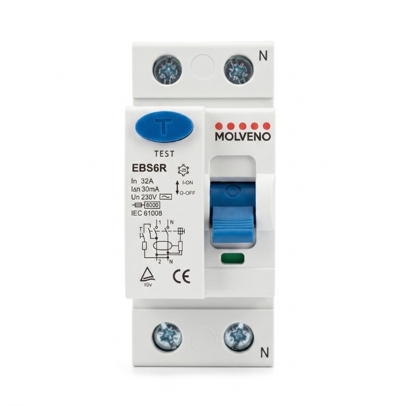 INTERRUPTOR DISYUNTOR DIFERENCIAL Interruptor Disyuntor Diferencial 2P 32A 30mA