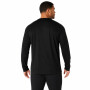 Polo Running Asics Silver LS Top Hombre Performance Black