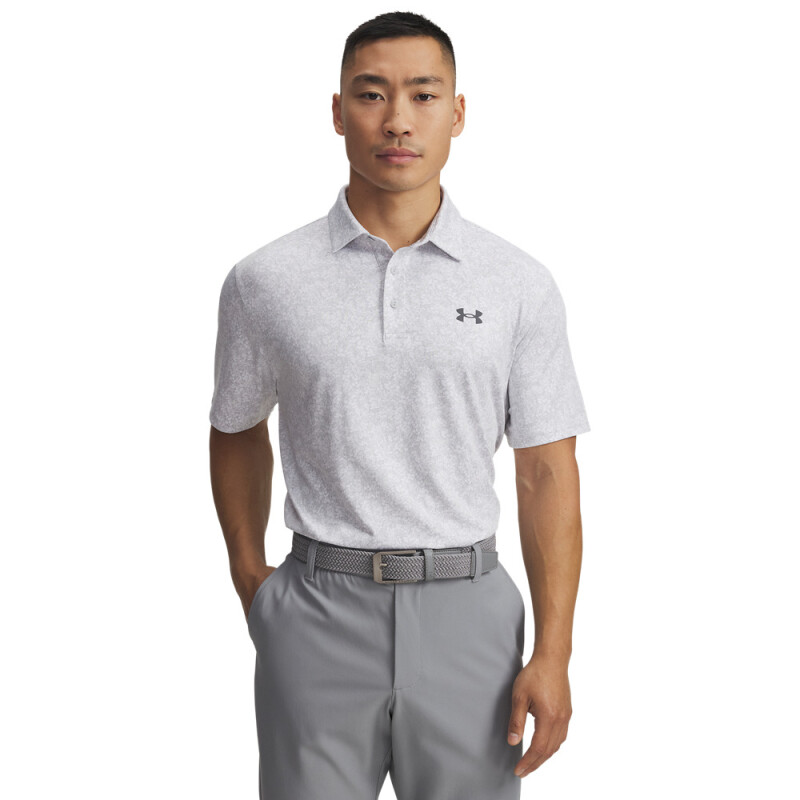 UA Playoff 3.0 Printed Polo WHT-120