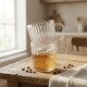 Set 2 tazas doble pard reayas 350ML Boro TRANSPARENTE