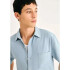 CAMISA MASC AZUL CLARO
