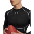 UA HG Elite Comp LS-WHT BLK-008