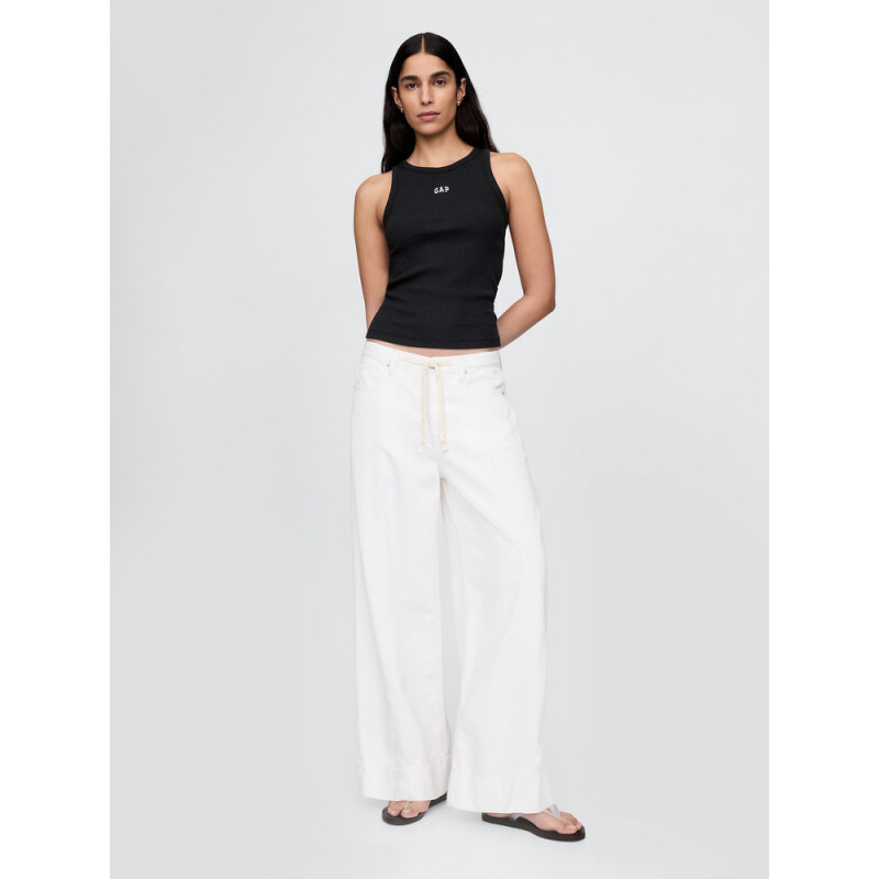 INTL SL MOD RIB HALTER LOGO BLACK
