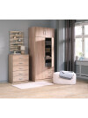 Armario FANDRUP 97x176 combi roble claro Armario FANDRUP 97x176 combi roble claro