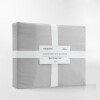FUNDA DE DUVET MICROFIBER GRIS CLARO - QUEEN