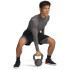 UA HG Armour Lng Shorts-WHT GRY-090