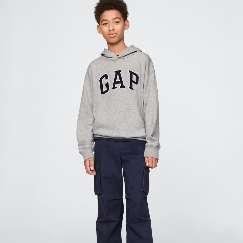 V-FRCH FT BAS HERITAGE LOGO PO LIGHT HEATHER GREY B08