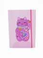 LIBRETA A5 GATO ROSADO