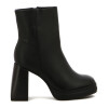 Bota Mujer Beira Rio Taco 11cm Plataforma 3cm Negro