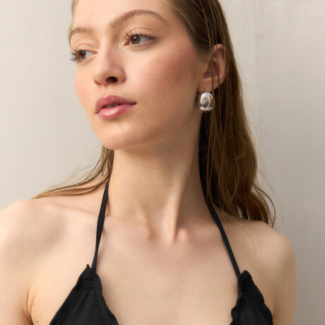 TOP TIRITAS VUELOS SOLID Negro