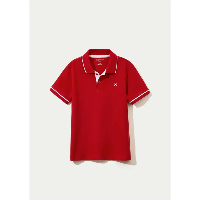 CAMISA POLO MM MASC VERMELHO ESCURO