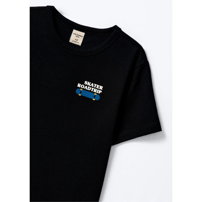 CAMISETA MM MASC PRETO ESCURO