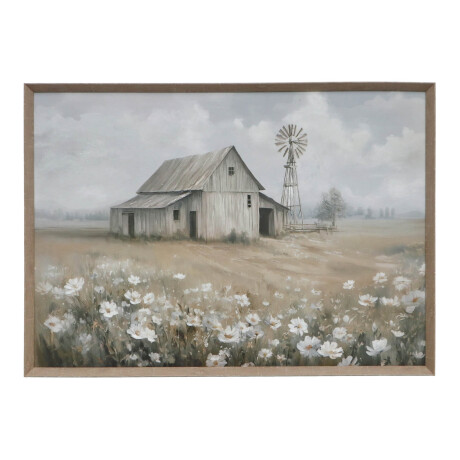CUADRO CABIN I, 70X50, VERDE PAPEL F1W254005