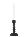 Candelabro CASPAR Ø8xH16cm negro Candelabro CASPAR Ø8xH16cm negro