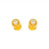 Abridores Zirconia blanca-Oro 18k-Piedra Zirconia-AB9526 conpiedra