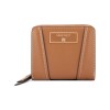 Small Leather Goods Fleura Zip Around Brandy