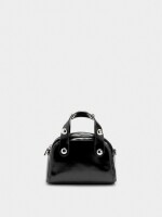 Bolso Tote Con Esferas negro