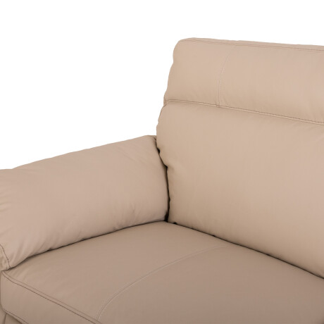 SOFÁ RECLINER 2 CUERPOS CUERO-100-NATURAL NATURAL-BEIGE IMPERIAL ARENA