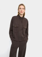 Sudadera Con Bolsillos marron