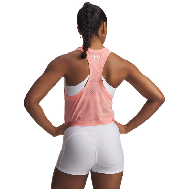 Tech Sport Mesh Crop Tank-PNK PNK-603