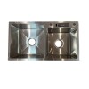 Pileta de cocina DREAM doble 82x45x21cm c/guarda objetos Pileta De Cocina Dream Doble 82x45x21cm C/guarda Objetos