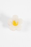 Broche margarita blanco