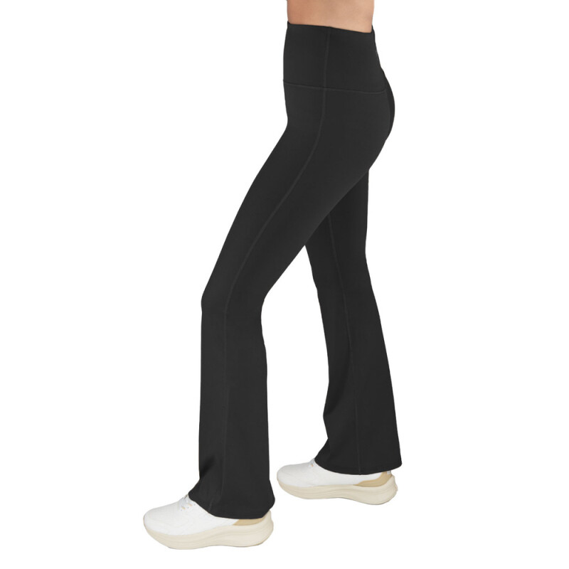 PANT FEM POLY/SPX EVERLAST FLARE BK W7 BLACK