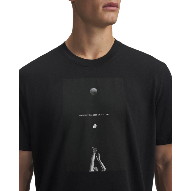 Curry Greatest Shooter Tee-WHT BLK-001