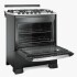 Cocina Mueller Decoratto 5 Hornallas Negro Cocina Mueller Decoratto 5 Hornallas Negro